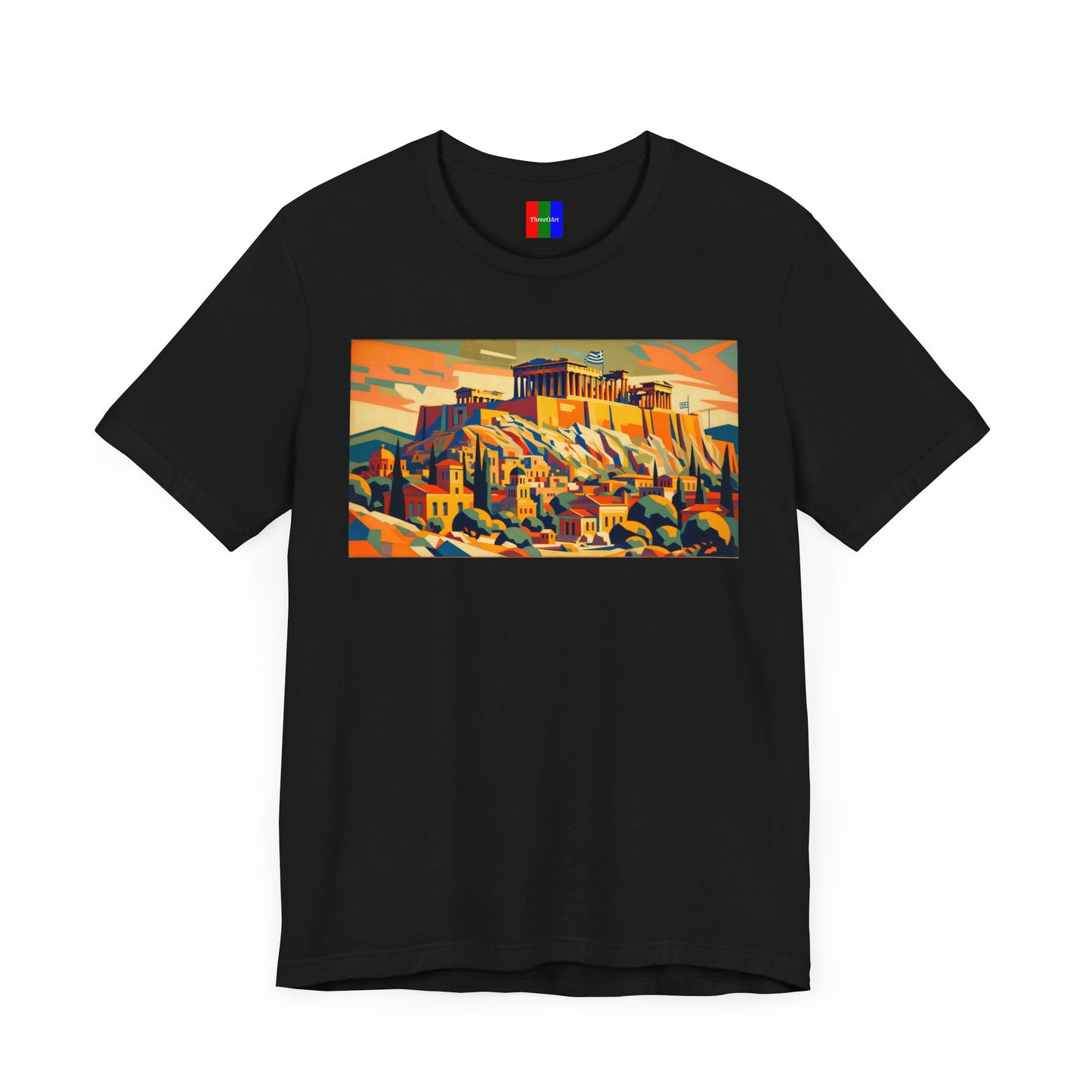 2. Acropolis of Athens Greece from Landmarks Collection - Unisex T-shirt