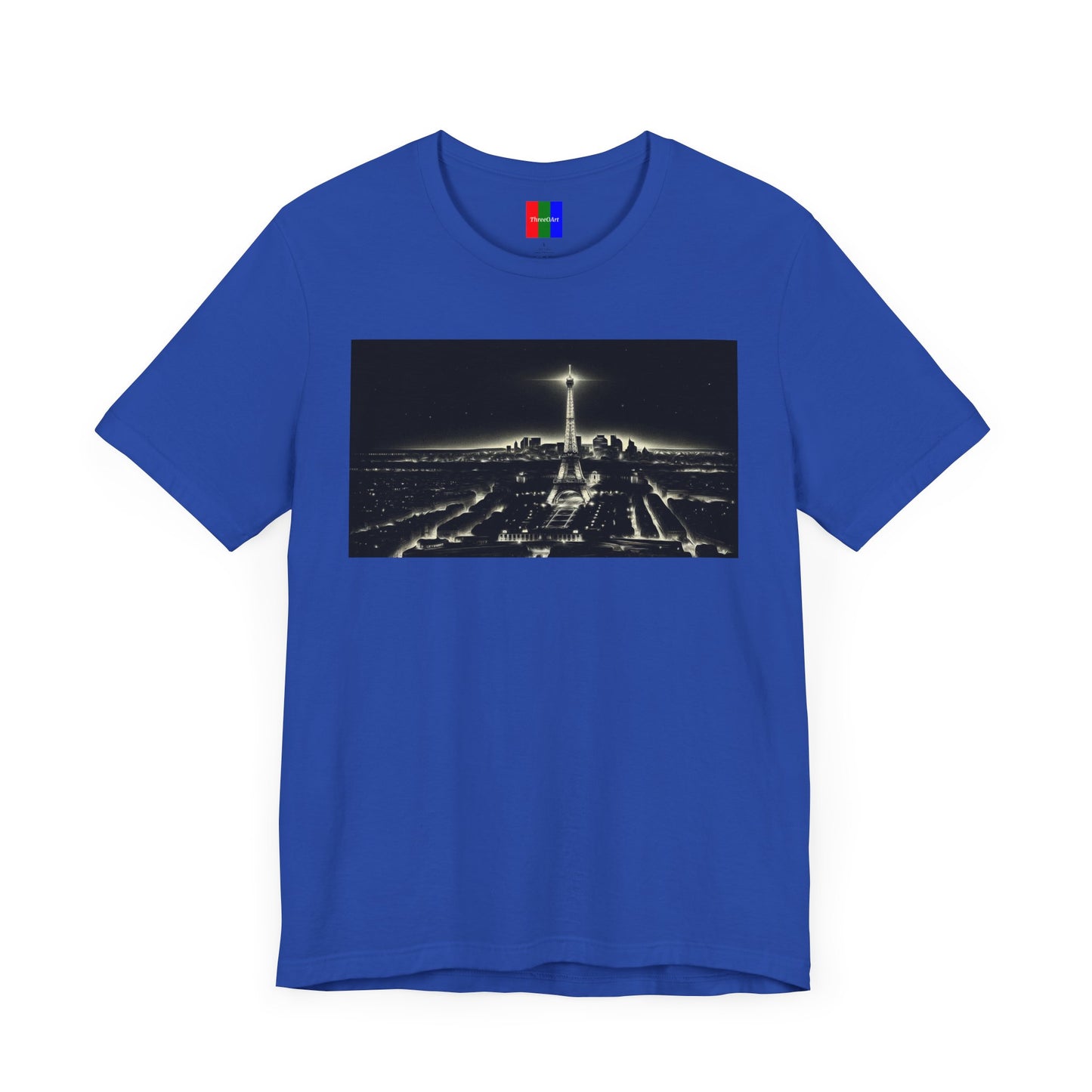 3. Eiffel Tower Paris France from Landmarks Collection - Unisex T-shirt