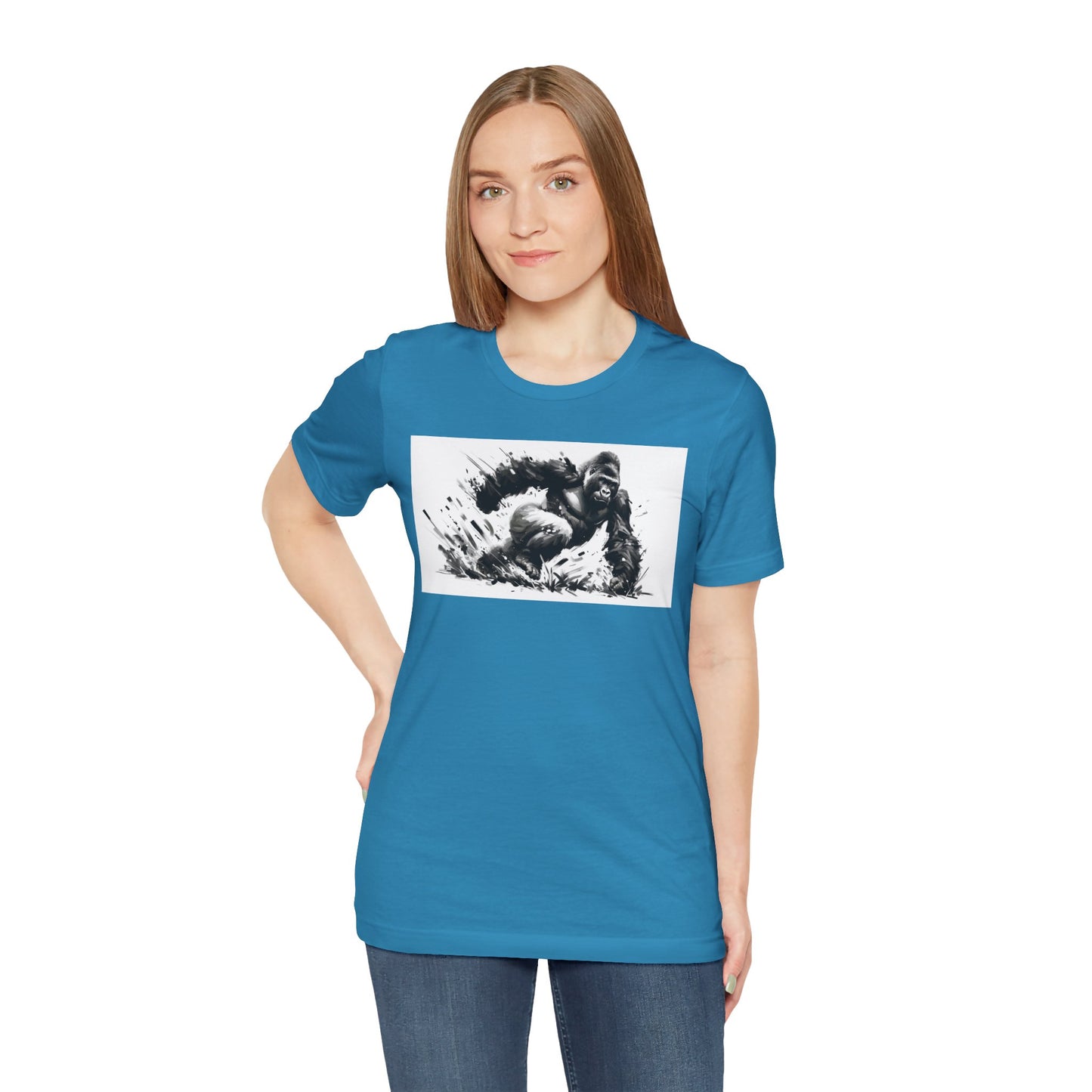 1. Cross River Gorilla From Endangered Species Collection - Unisex T-shirt