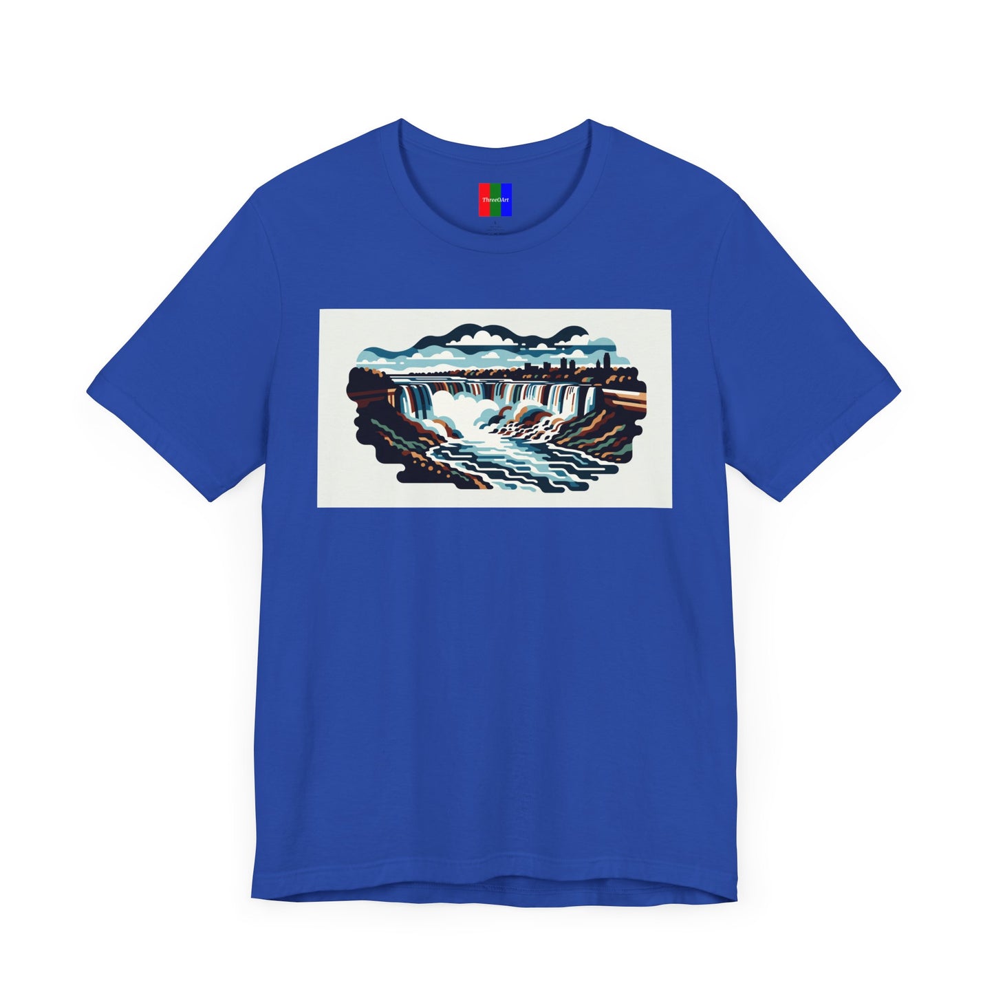 2. Niagara Falls USA Canada from Landmarks Collection - Unisex T-shirt