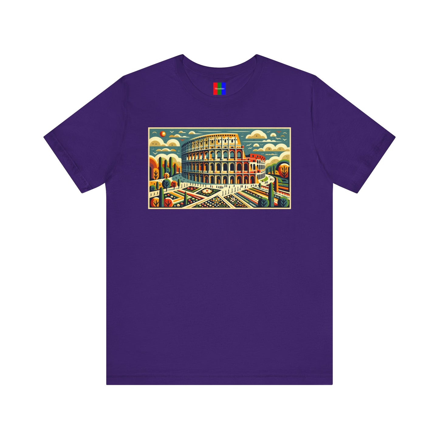 2. Colosseum Rome Italy from Landmarks Collection - Unisex T-shirt