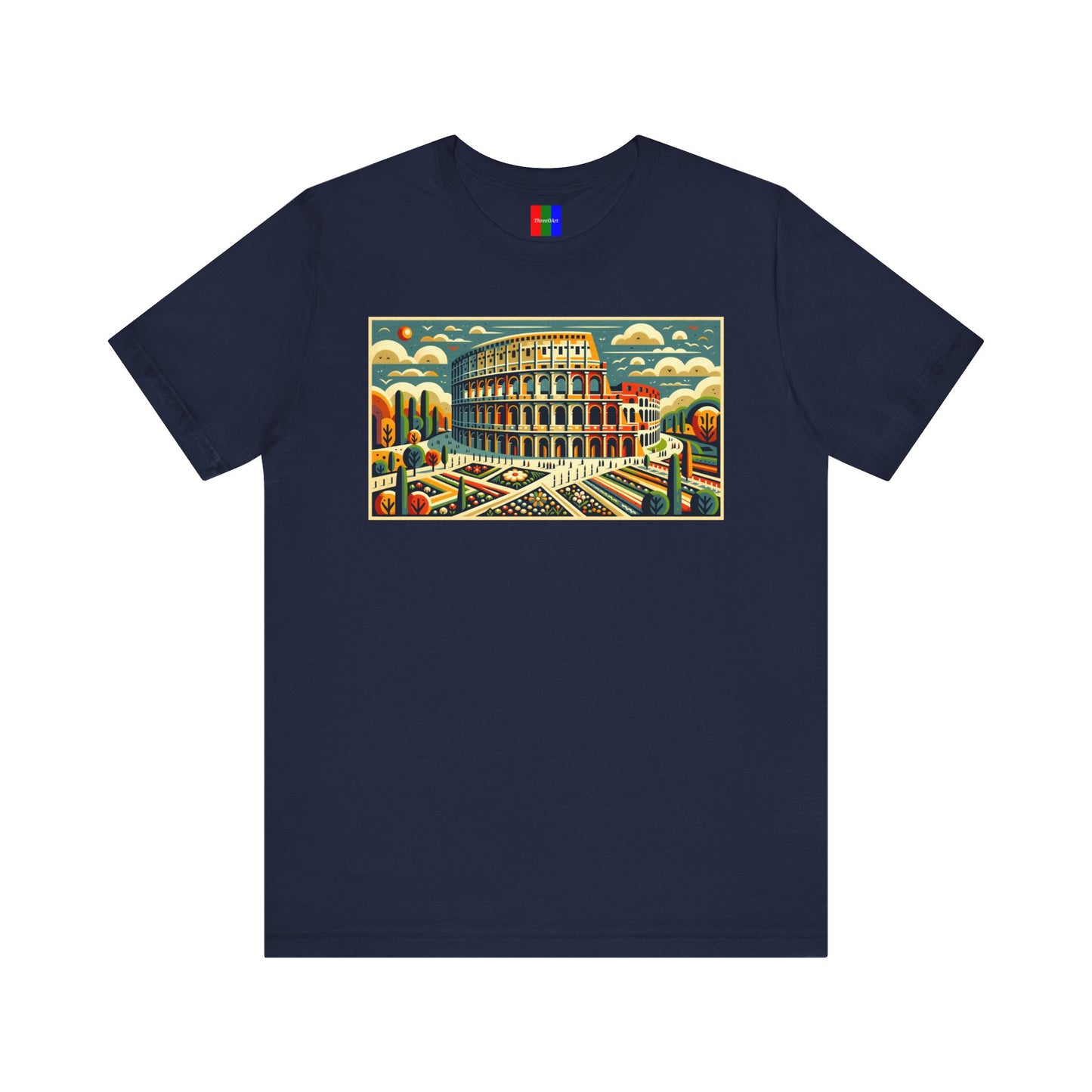 2. Colosseum Rome Italy from Landmarks Collection - Unisex T-shirt