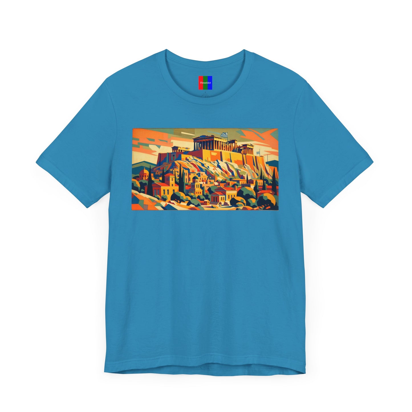 2. Acropolis of Athens Greece from Landmarks Collection - Unisex T-shirt