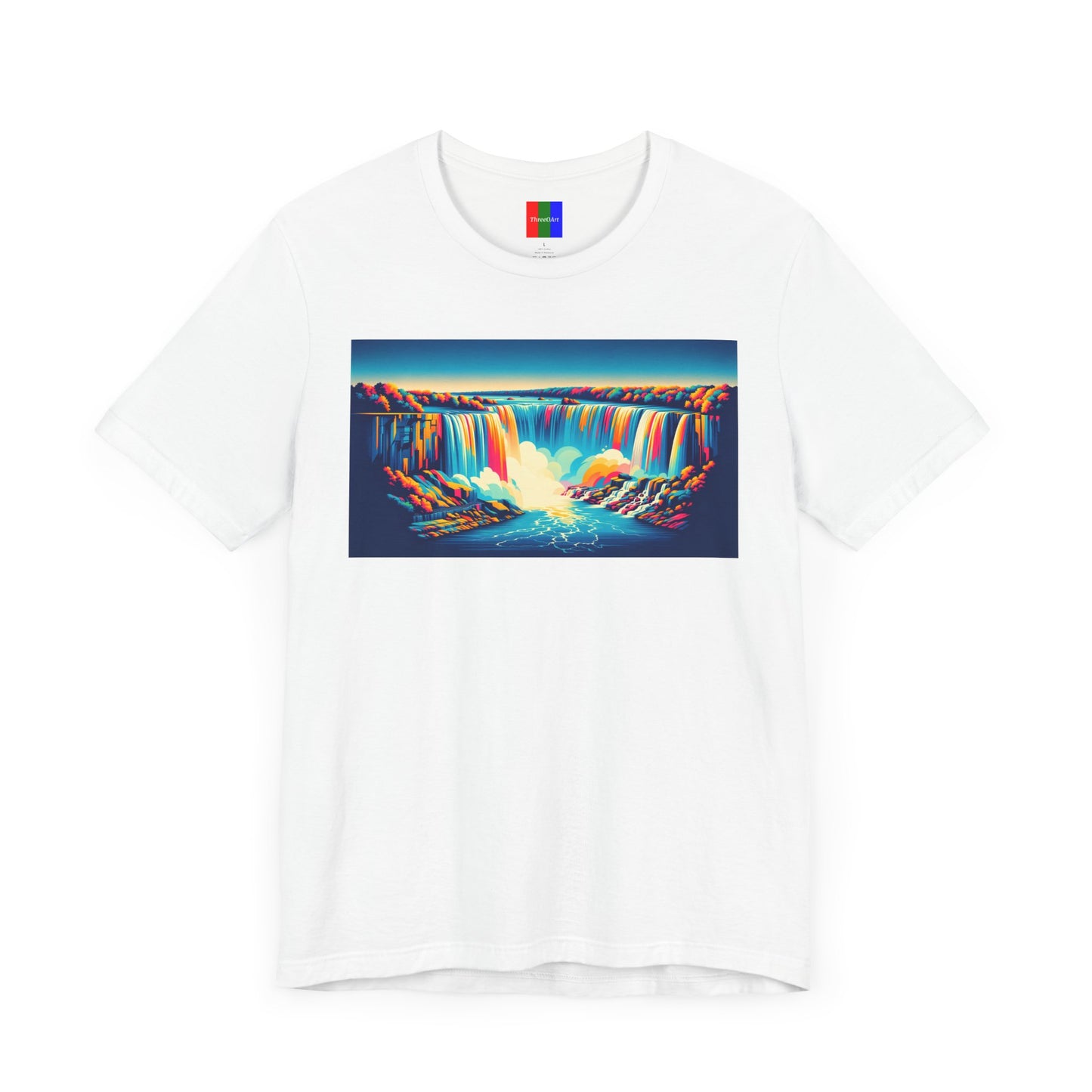 1. Niagara Falls USA Canada from Landmarks Collection - Unisex T-shirt