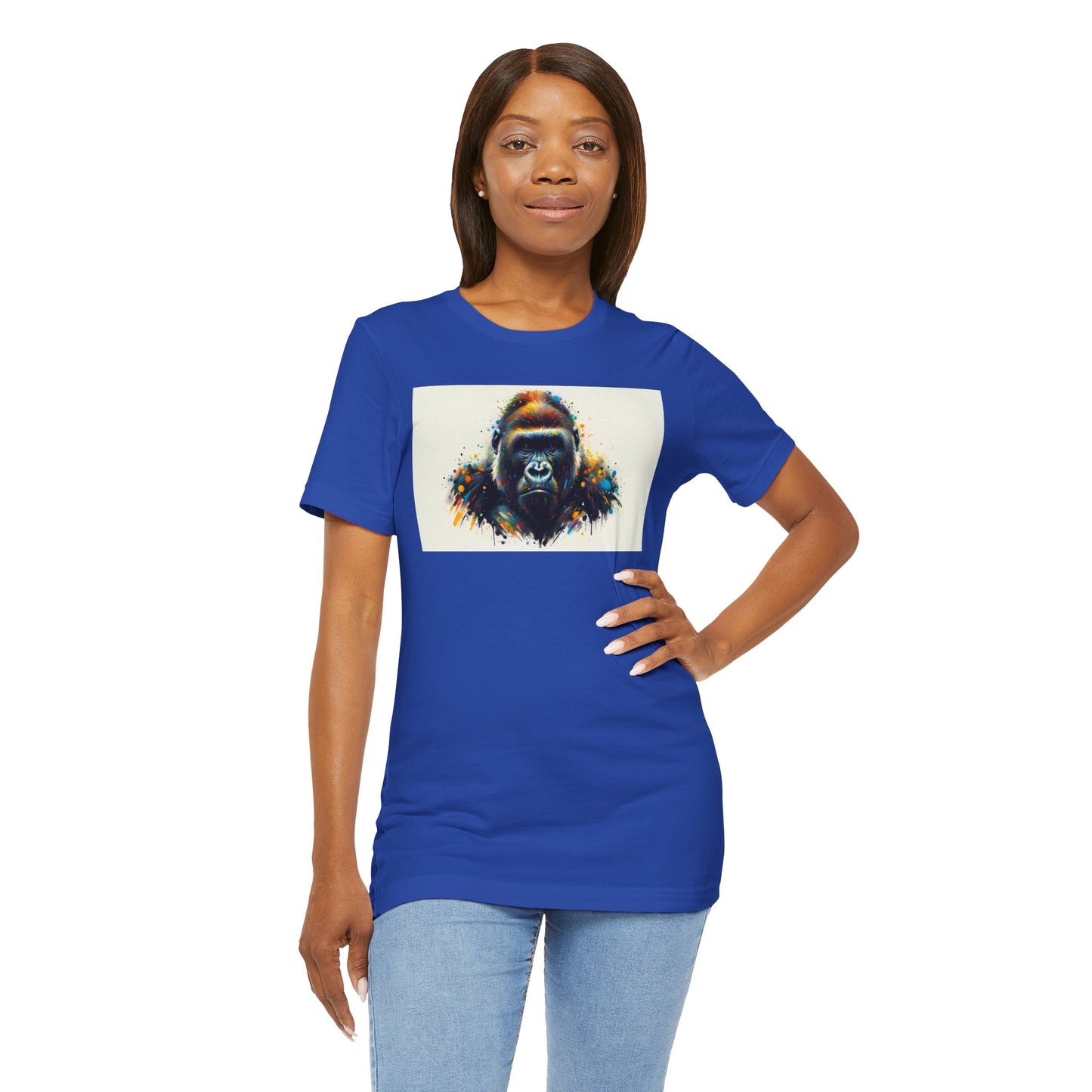 1. Lowland Gorilla From Endangered Species Collection - Unisex T-shirt