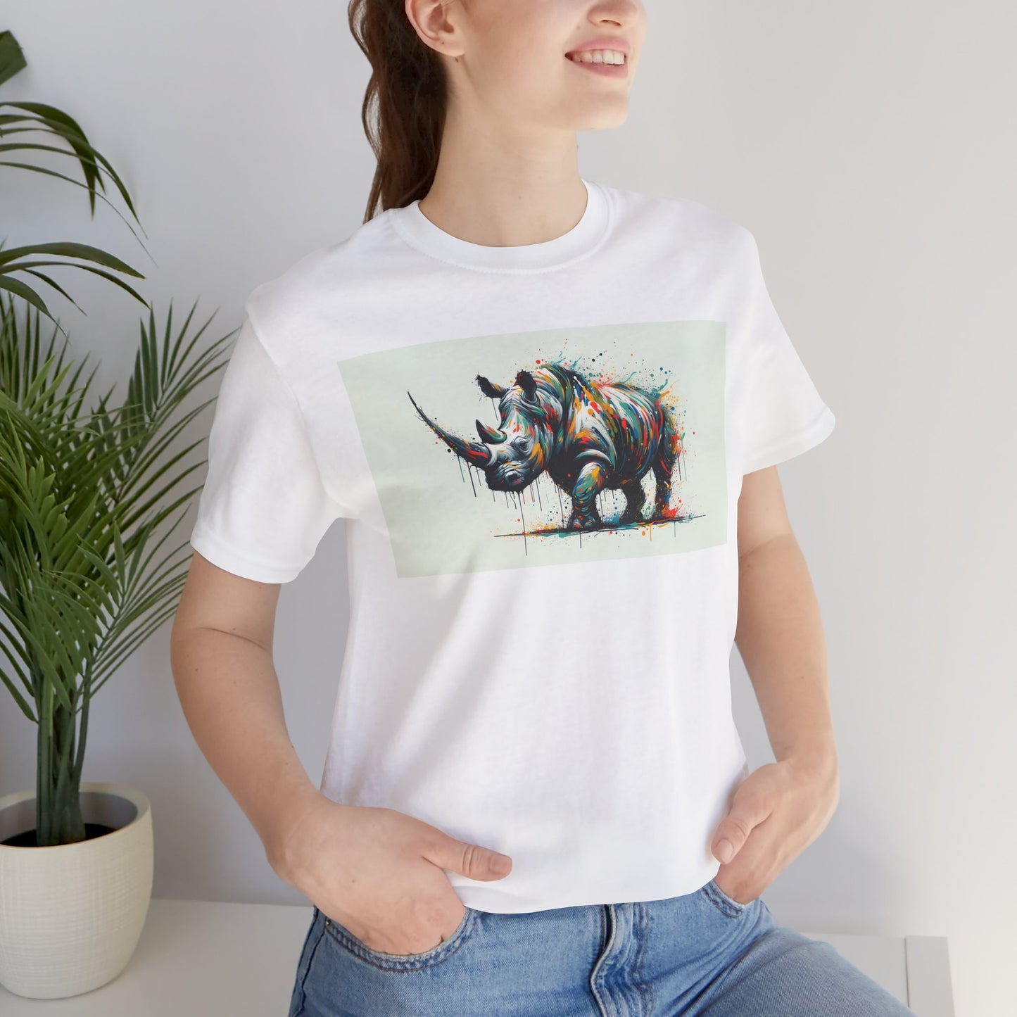 2. Black Rhino From Endangered Species Collection - Unisex T-shirt