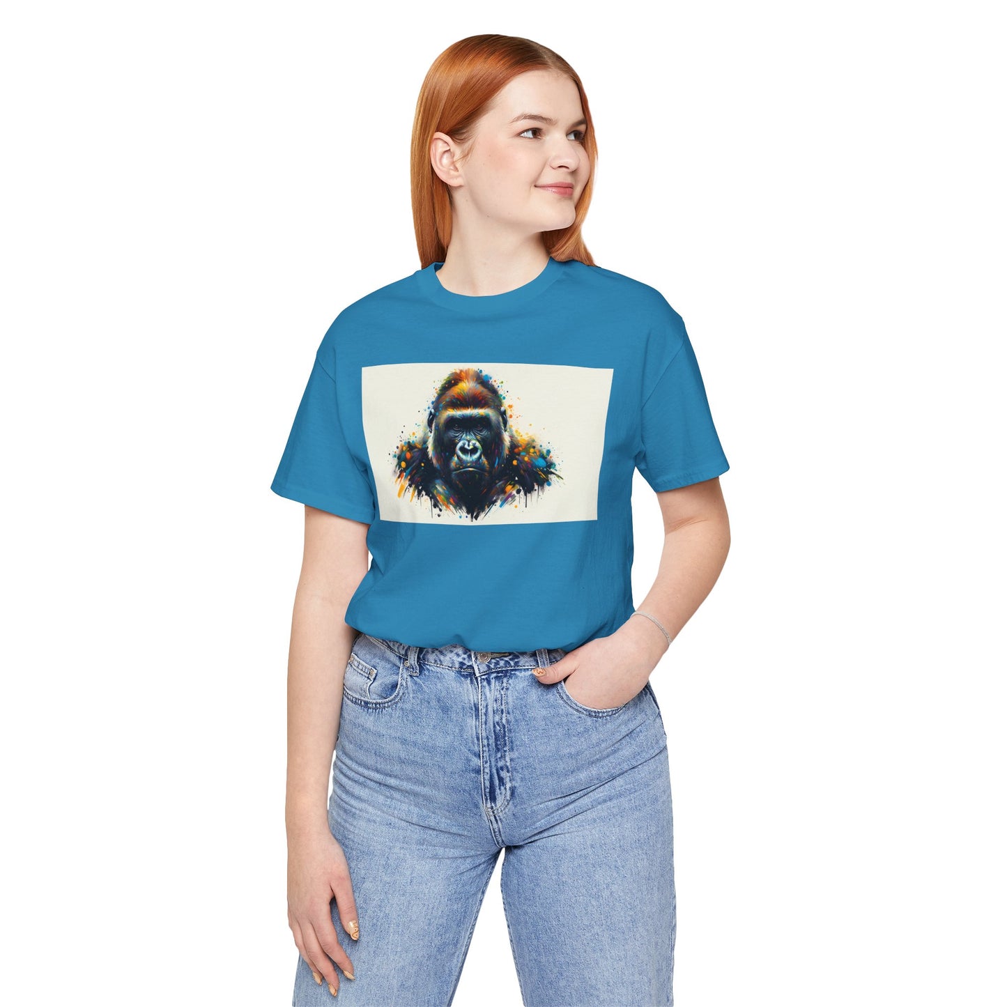 1. Lowland Gorilla From Endangered Species Collection - Unisex T-shirt