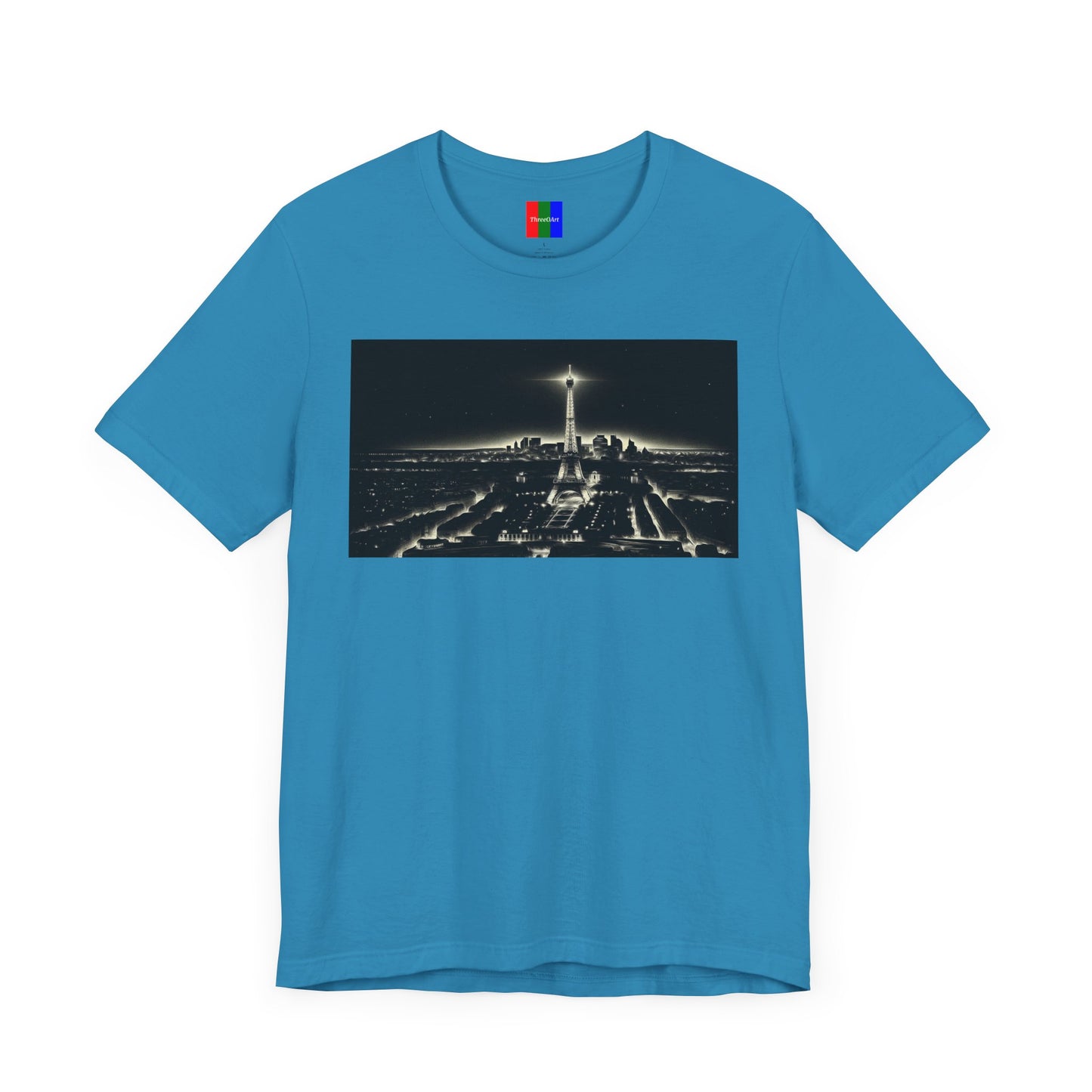 3. Eiffel Tower Paris France from Landmarks Collection - Unisex T-shirt