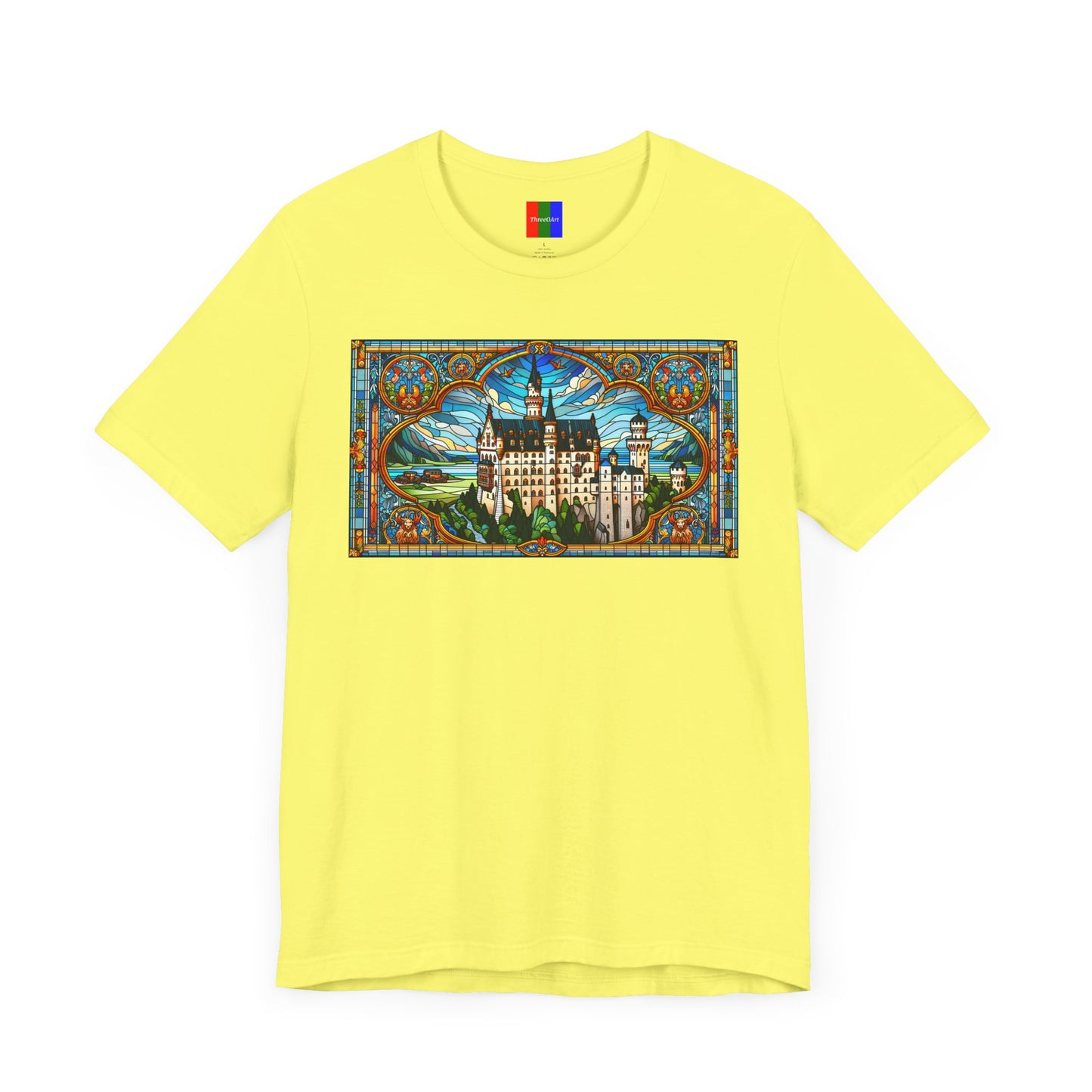 1. Neuschwanstein Castle Germany from Landmarks Collection - Unisex T-shirt