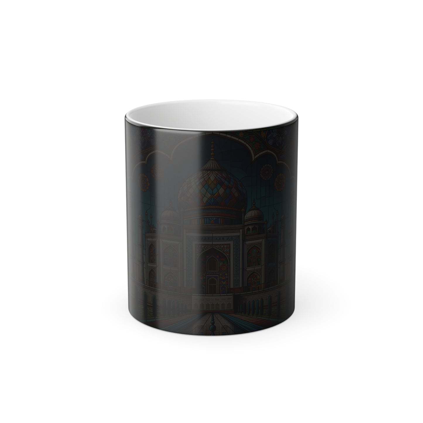 Taj Mahal India From Landmarks Collection - Color Morphing Mug 11oz