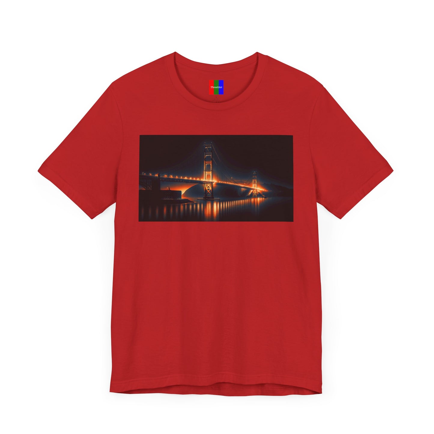 3. Golden Gate Bridge San Francisco USA from Landmarks Collection - Unisex T-shirt