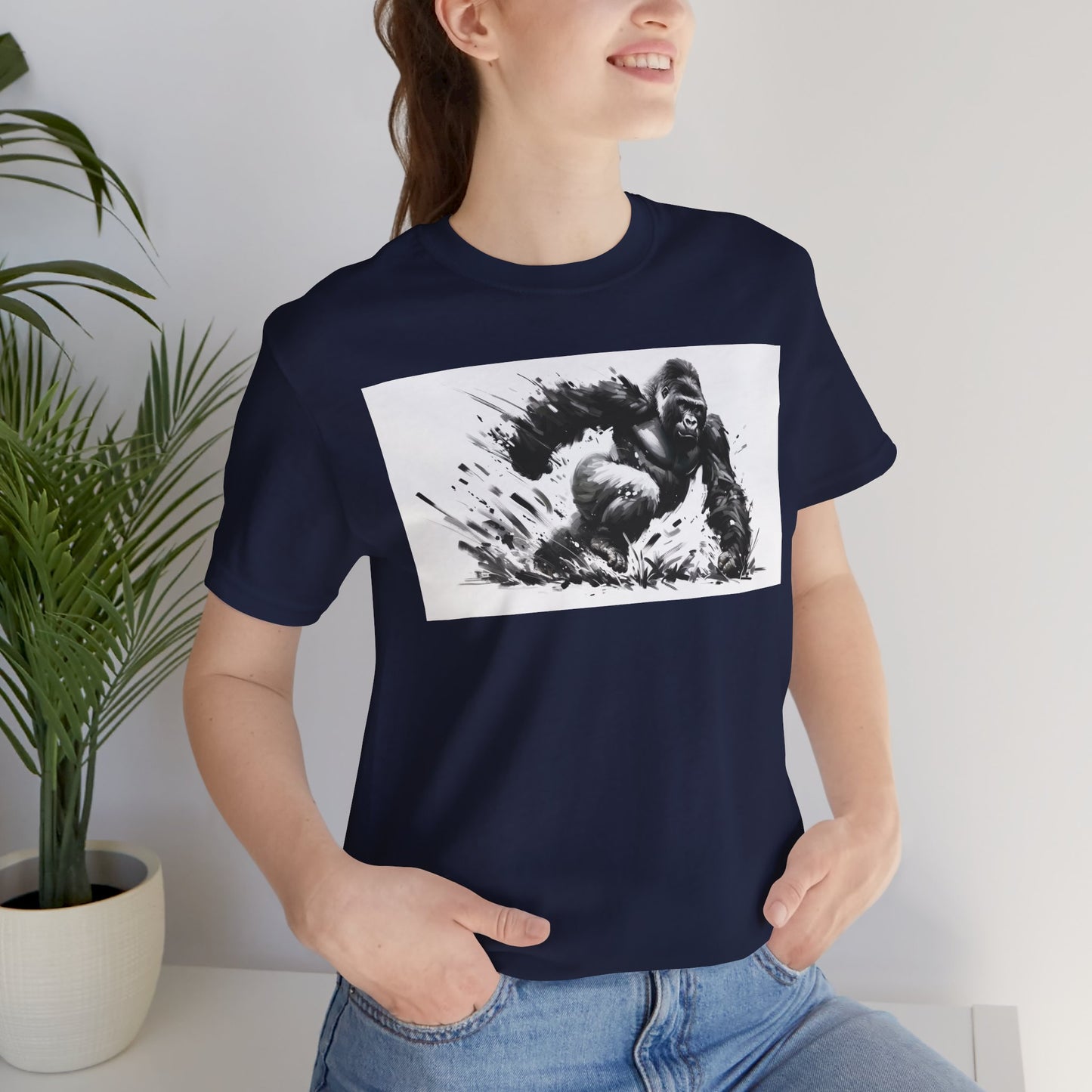 1. Cross River Gorilla From Endangered Species Collection - Unisex T-shirt