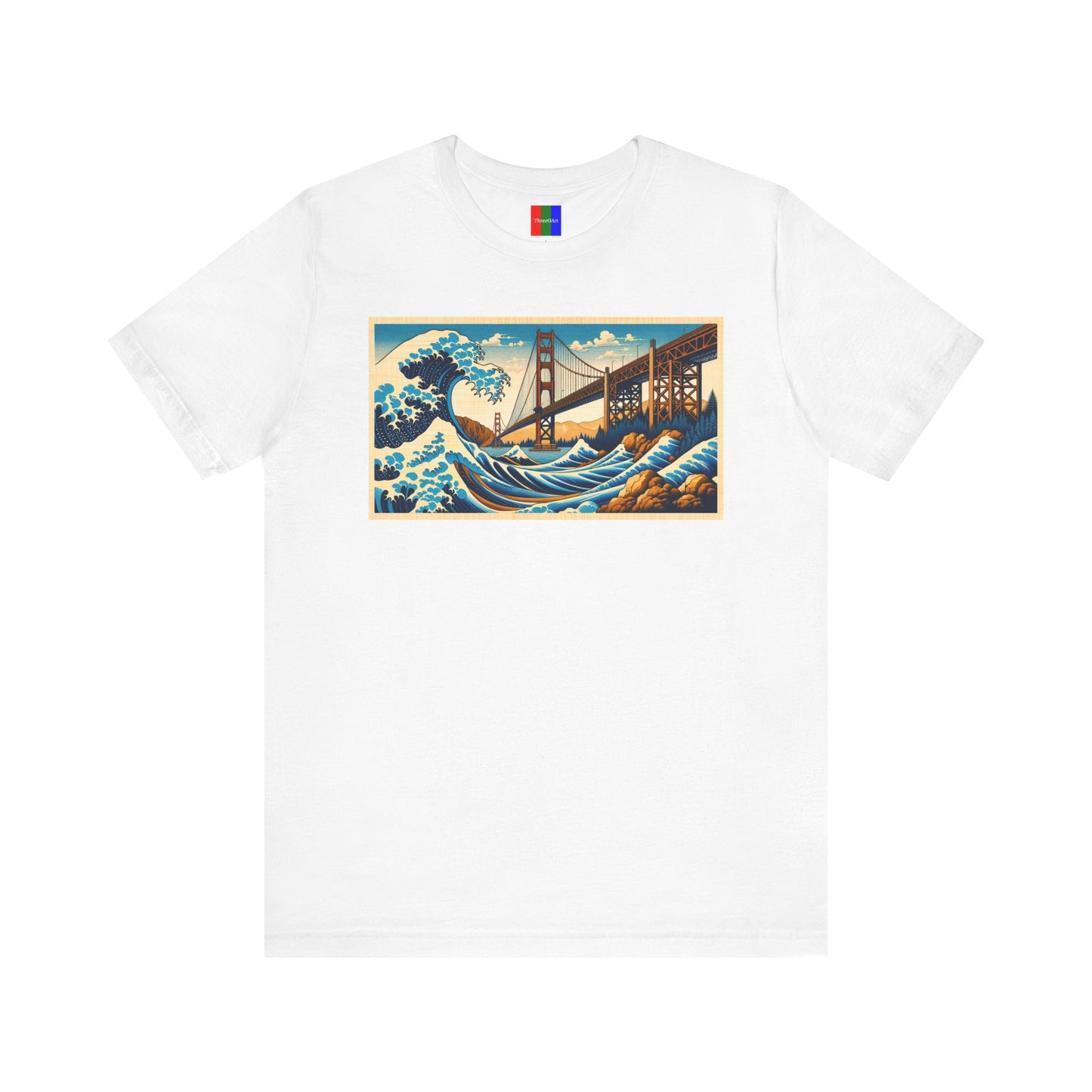 2. Golden Gate Bridge San Francisco USA from Landmarks Collection - Unisex T-shirt