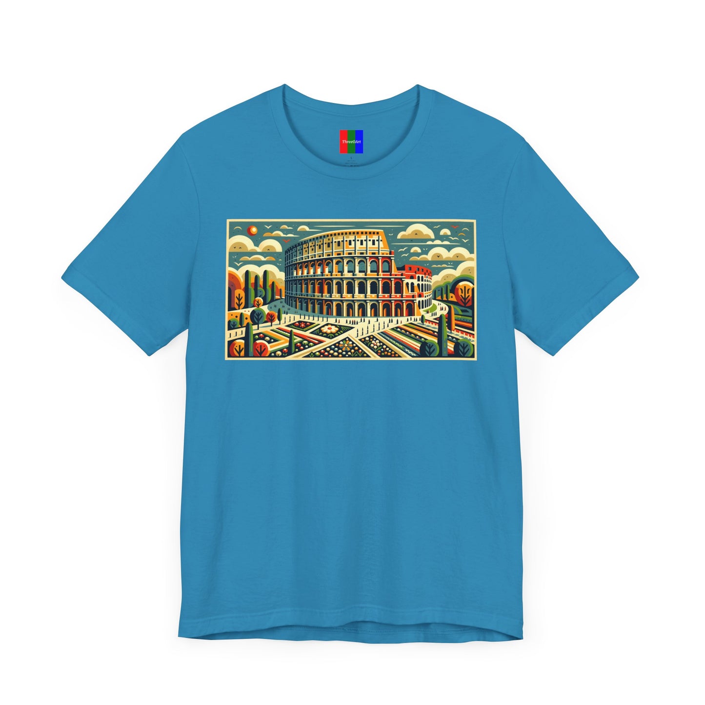 2. Colosseum Rome Italy from Landmarks Collection - Unisex T-shirt