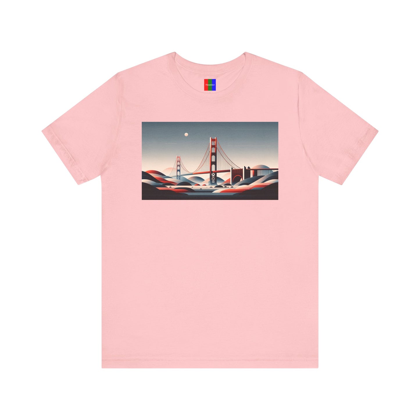 1. Golden Gate Bridge San Francisco USA from Landmarks Collection - Unisex T-shirt