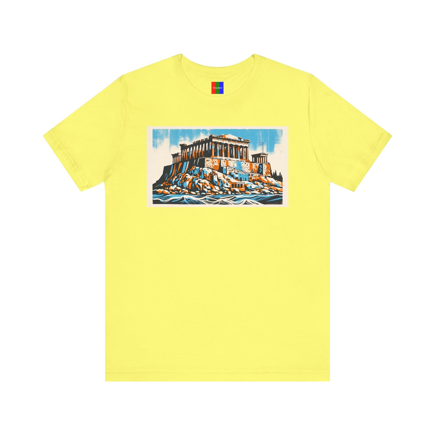 1. Acropolis of Athens Greece from Landmarks Collection - Unisex T-shirt