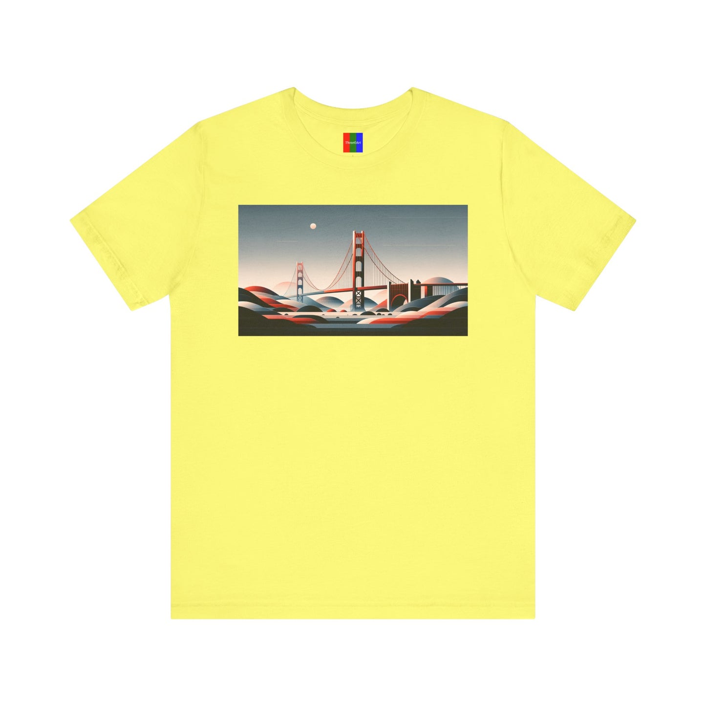 1. Golden Gate Bridge San Francisco USA from Landmarks Collection - Unisex T-shirt