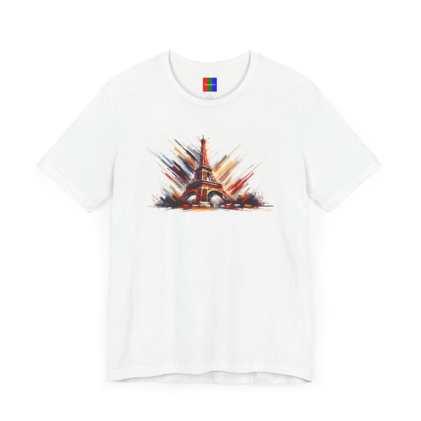 1. Eiffel Tower Paris France from Landmarks Collection - Unisex T-shirt