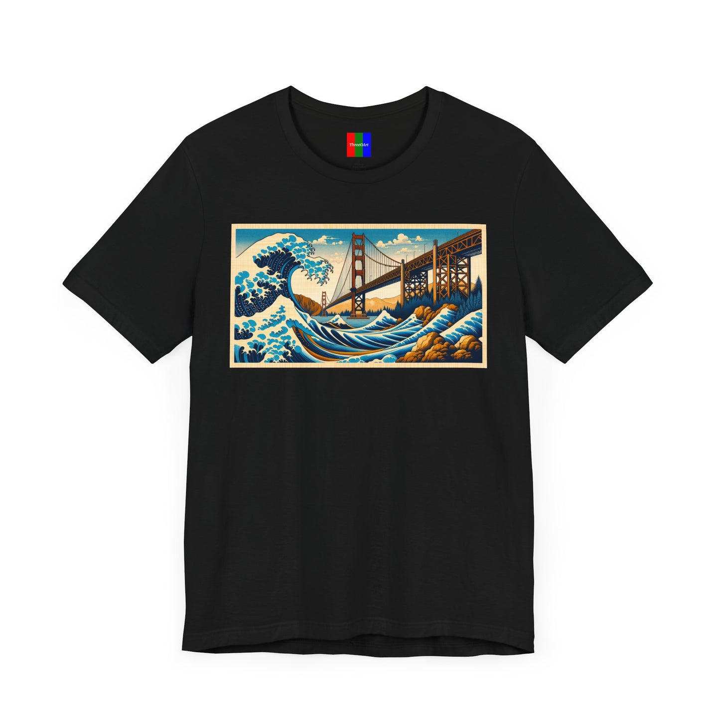 2. Golden Gate Bridge San Francisco USA from Landmarks Collection - Unisex T-shirt