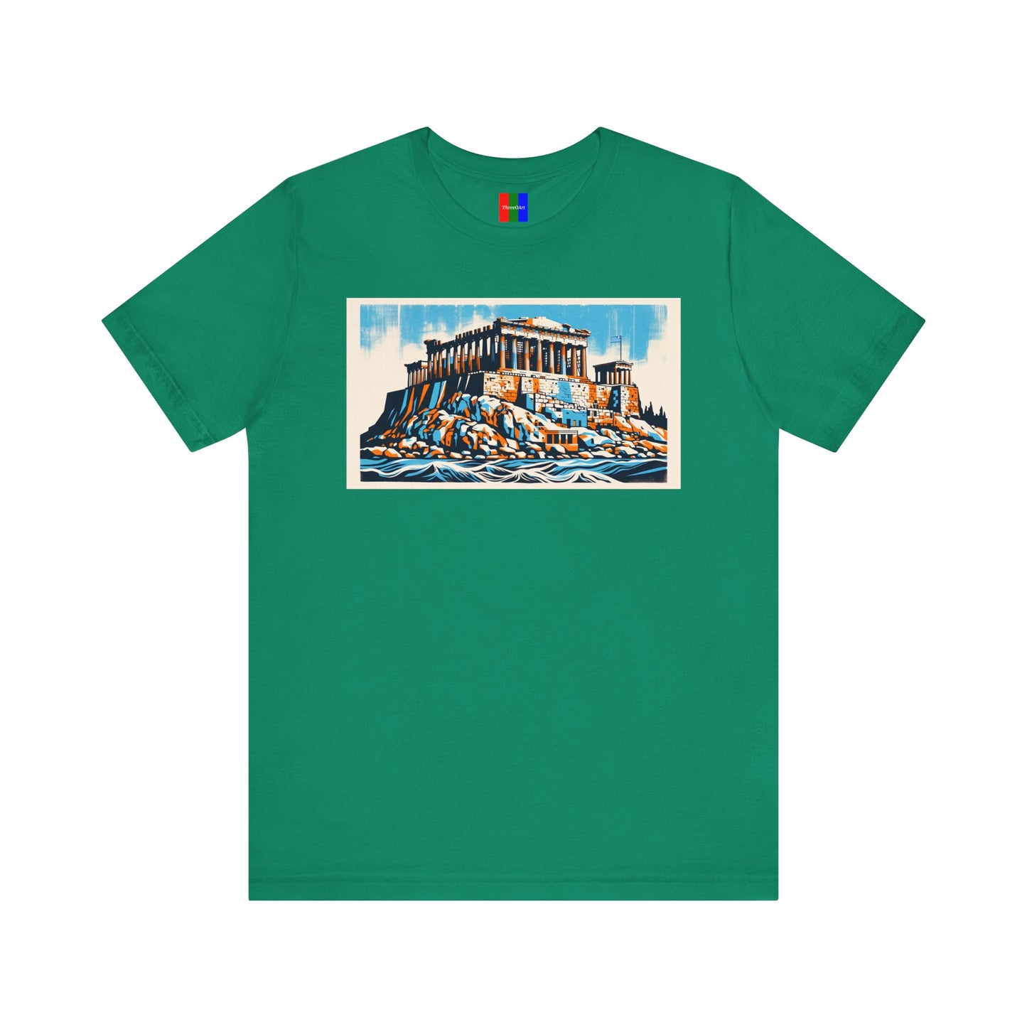 1. Acropolis of Athens Greece from Landmarks Collection - Unisex T-shirt