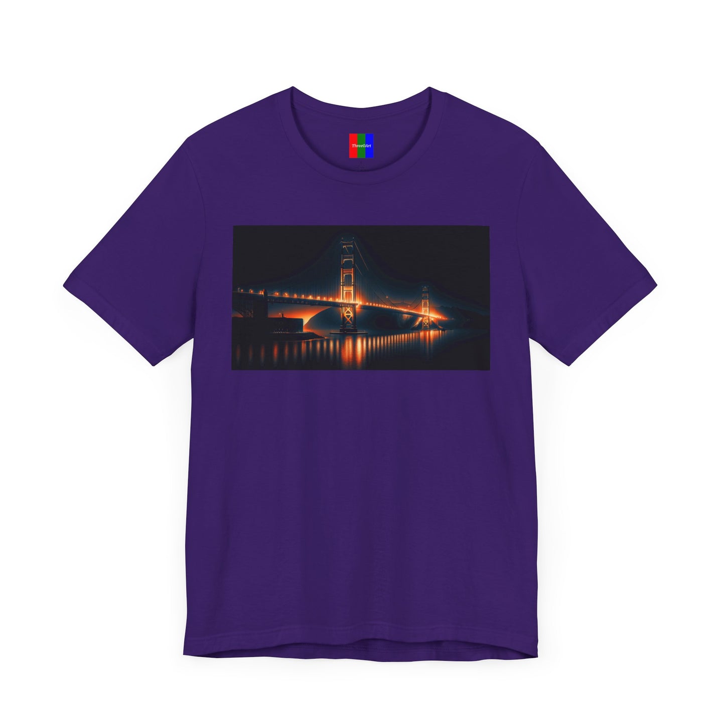 3. Golden Gate Bridge San Francisco USA from Landmarks Collection - Unisex T-shirt