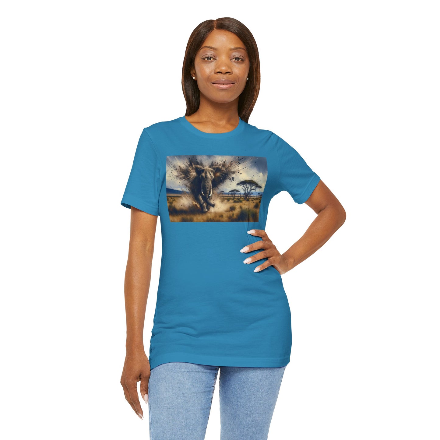 1. African Savanna Elephant From Endangered Species Collection - Unisex T-shirt