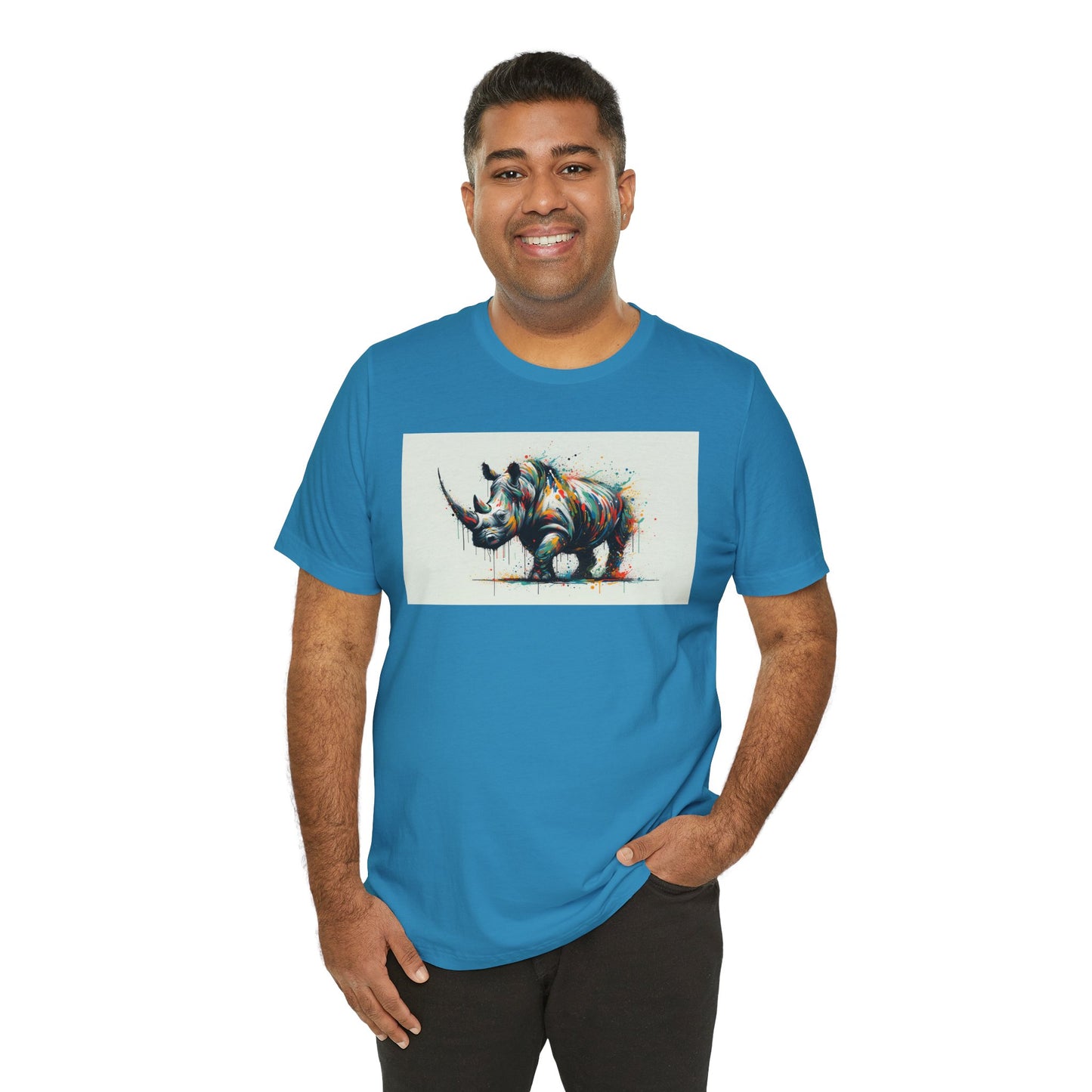 2. Black Rhino From Endangered Species Collection - Unisex T-shirt