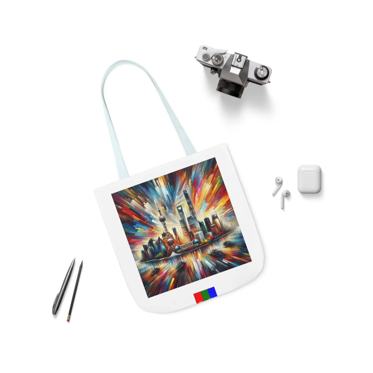 Shanghai Flip Canvas Tote Bag