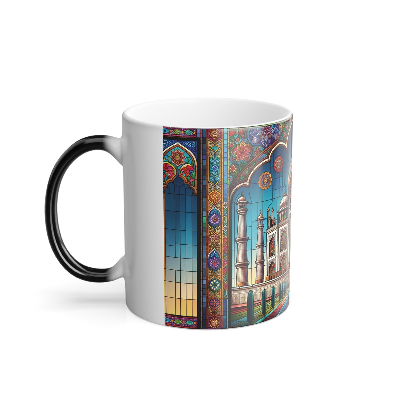 Taj Mahal India From Landmarks Collection - Color Morphing Mug 11oz