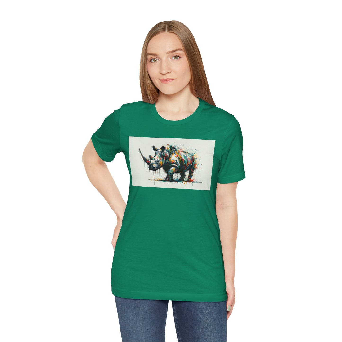 2. Black Rhino From Endangered Species Collection - Unisex T-shirt