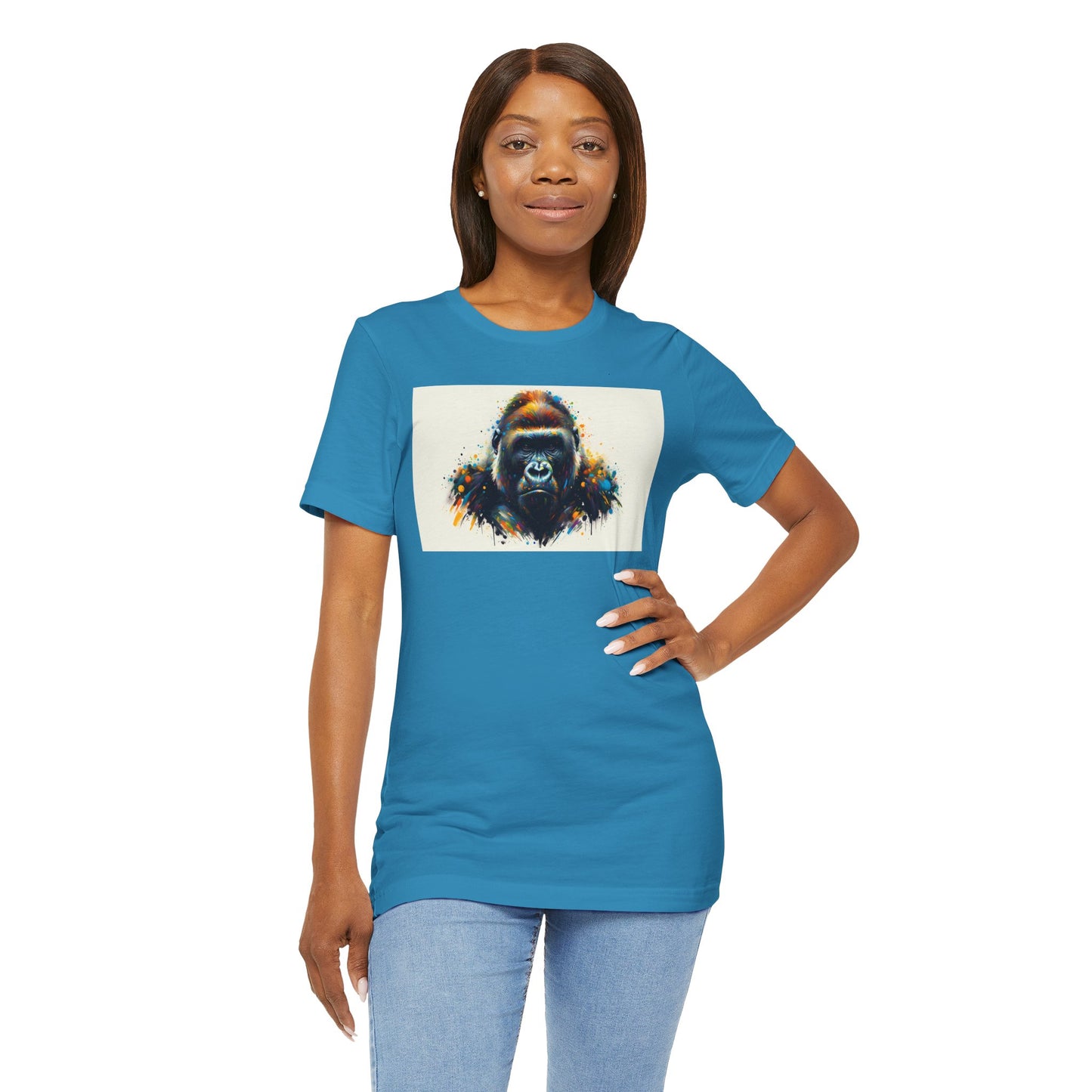 1. Lowland Gorilla From Endangered Species Collection - Unisex T-shirt