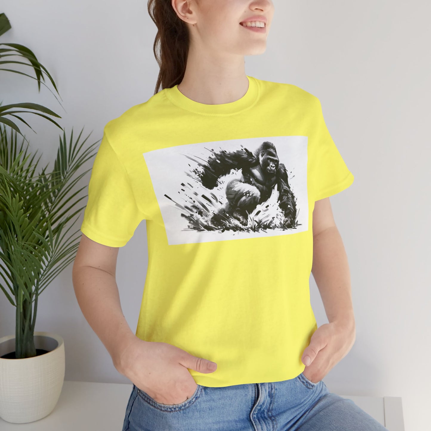 1. Cross River Gorilla From Endangered Species Collection - Unisex T-shirt