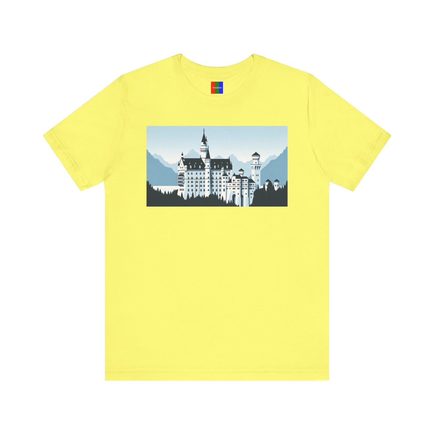 2. Neuschwanstein Castle Germany from Landmarks Collection - Unisex T-shirt