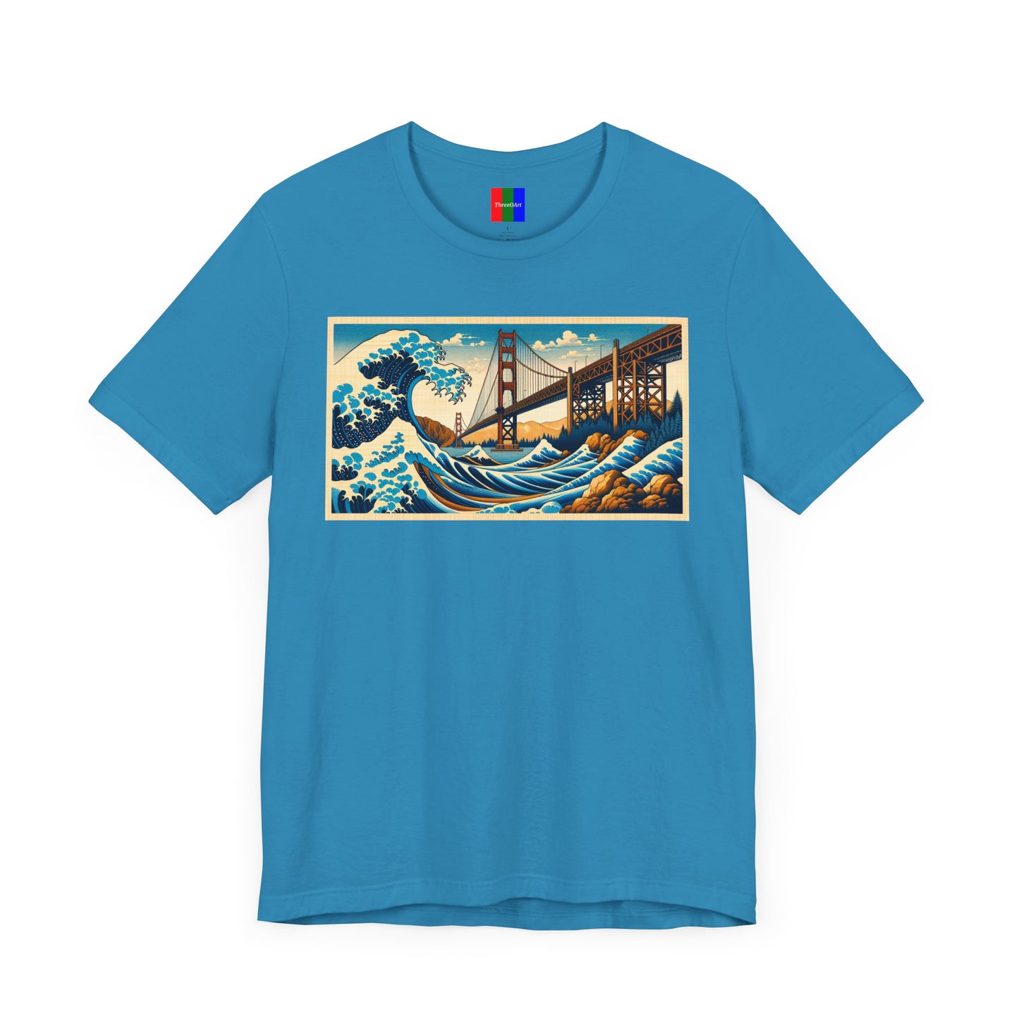 2. Golden Gate Bridge San Francisco USA from Landmarks Collection - Unisex T-shirt